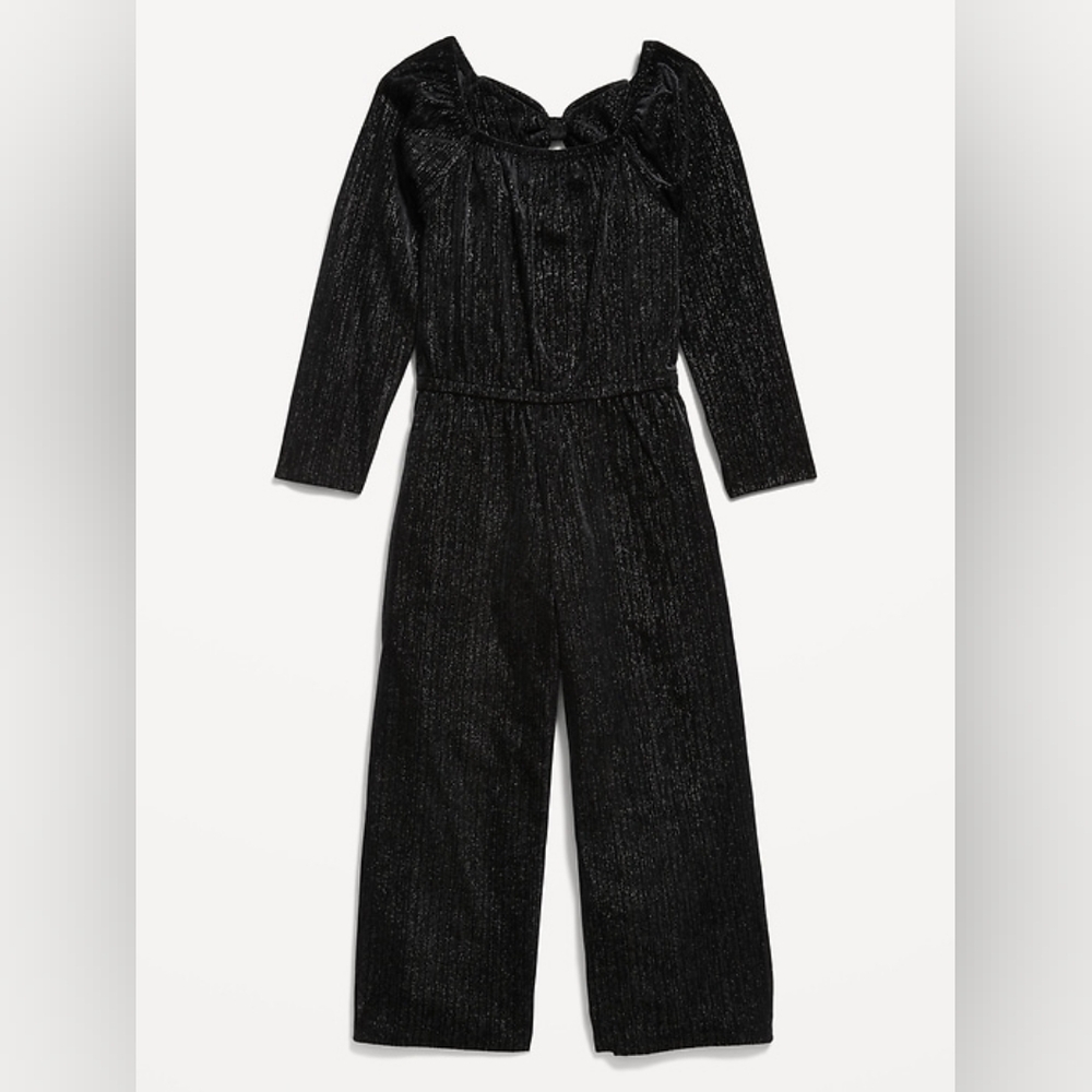 Old Navy Shimmering Black Kids Jumpsuit
